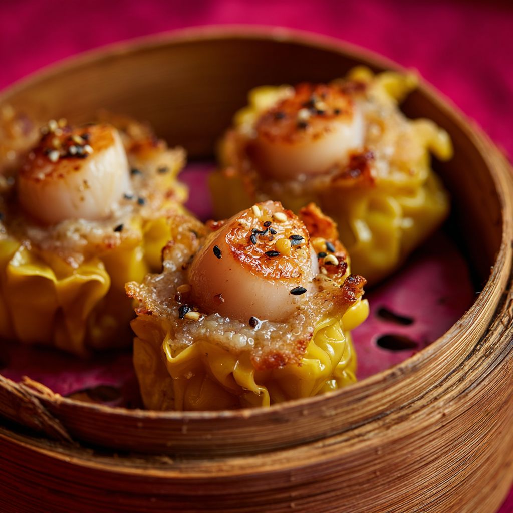 scallop siu mai dumplings